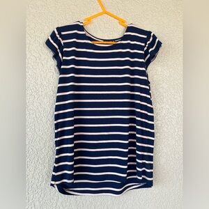 Staccato Navy and Light Pink Striped Tee